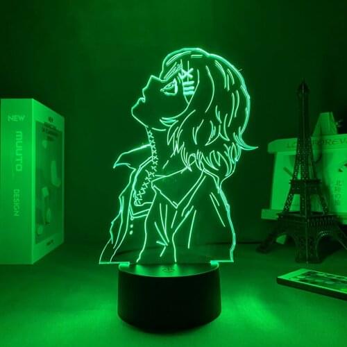 Manga Tokyo Ghoul Led Panel Lights Anime Light Juuzou Suzuya Valentines Day Gift For Boyfriend Led Night Light 3D Lamp