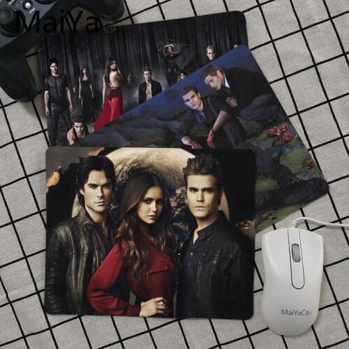 Maiya Top Quality The Vampire Diaries Stefan Damon Salvatore Durable Rubber Mouse Mat Pad Top Selling Wholesale Gaming Pad mouse