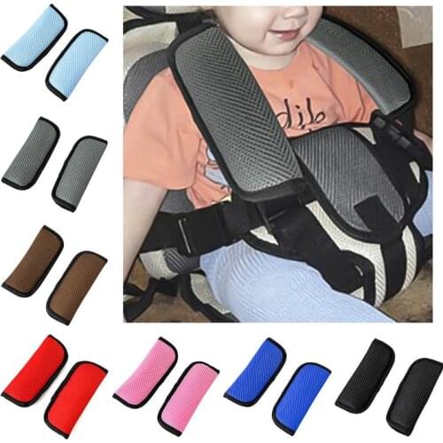 2Pcs/Pair Car Child Safety Seat Belt Cover With Shoulder Pad Safety Belt Shoulder Strap Cover Car Accessories
