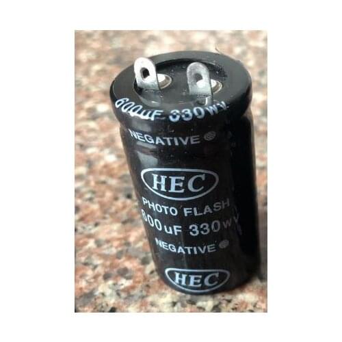330v 600uf photo flash capacitor 25*48mm