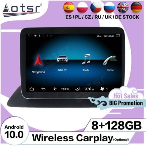 8+128GB Multimedia Stereo Android 10 Player For Mecerdes Benz CLS 2012 2013 2014 2015 GPS Navi BT Auto Car Radio Video Head Unit