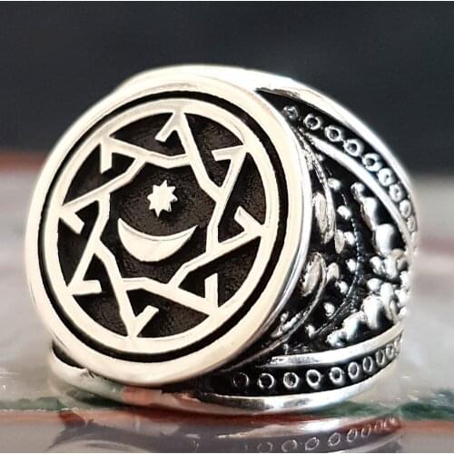 925 sterling Silver Abdulhamid Corps Mahsusa Ring