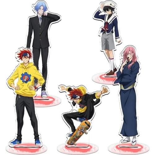 Anime SK8 the Infinity SK EIGHT Fashion Acrylic Stand Figure Model Plate Tabletop Toy LANGA REKI MIYA JOE Cherry Blossom Cosplay