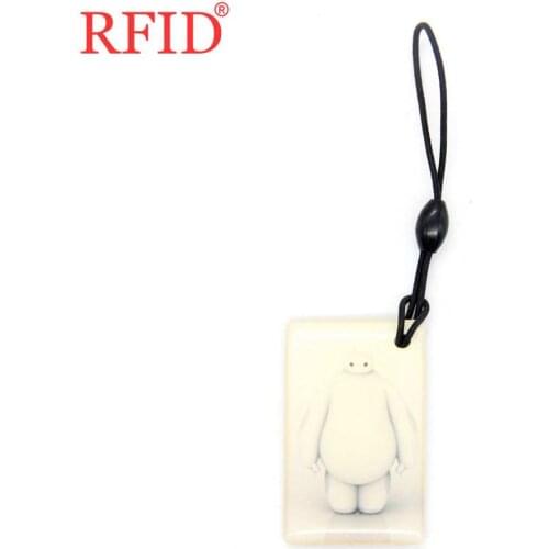 UID S50 1K 13.56Mhz Changeable MFS50 NFC Card Rewritable Writable IC Card Keyfob Animation Pattern Keychain Access Control Card