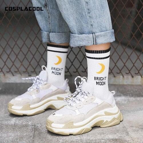 COSPLACOOL Women's Socks With Inscriptions