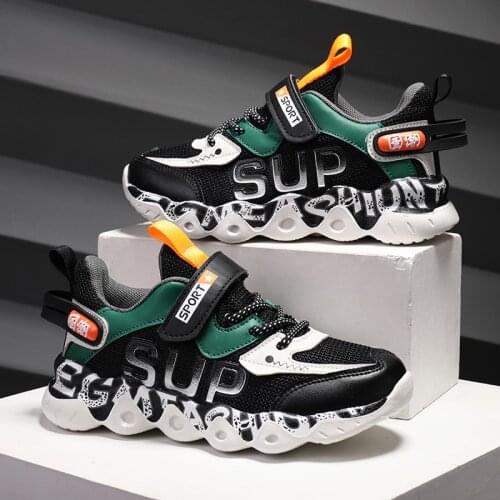 Kids Sport Shoes For Boys Running Sneakers Casual Sneaker Breathable Childrens Fashion Shoes 2020 Autumn Platform Light Shoes