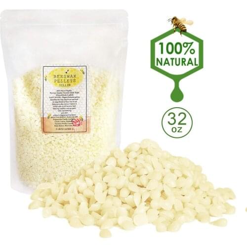 Home Scented Beeswax Candles DIY Material 906g/32Oz 100% Natural Organic Bee Wax