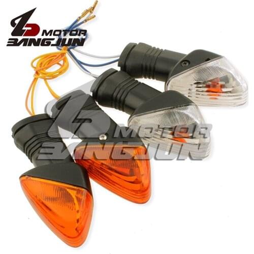 For KAWASAKI ZX-6R ZX-10R ER-6N 6F Z750 Z1000 Front Rear Turn Signal Lights Direction Lamp Indicator Steering Lamp 1 PAIR