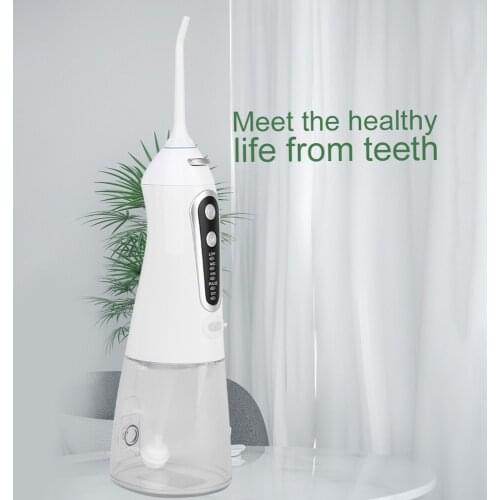 5Models Portable Oral Irrigator Portable Water Dental Flosser USB Rechargeable Water Jet Floss Tooth Pick 6 Jet Tip 300ml