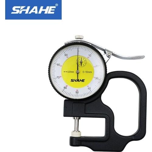 0.01mm 0-10 mm High quality tester metric thickness gauge dial leather thickness meter precision gauge thickness