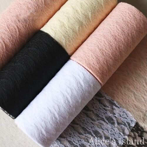 Lace Roll Spool Fabric ribbon 6" x25 YD Netting Fabric For DIY Wedding Event Party Chair Sash Bow Table Runner Decoration Favors