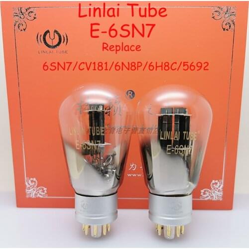 LINLAI tube E-6SN7 Elite Series replace EH/shuguang/PSVANE 6SN7 CV181 6N8P 6H8C 5692 Original precision matching