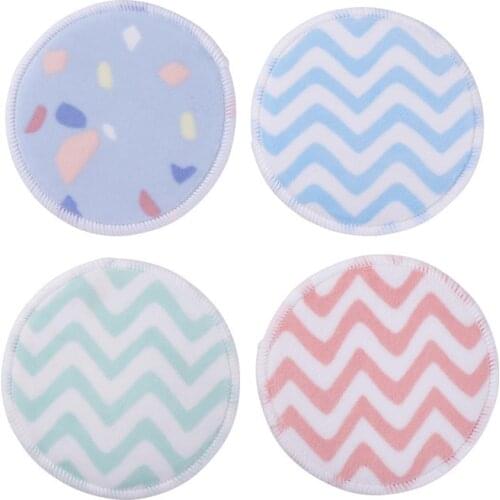Reusable Makeup Remover Pads Washable Cotton Facial Skin Eyelashes Care Cleaner Bamboo Fiber Cloth Nursing Pad Lazy Powder Puff