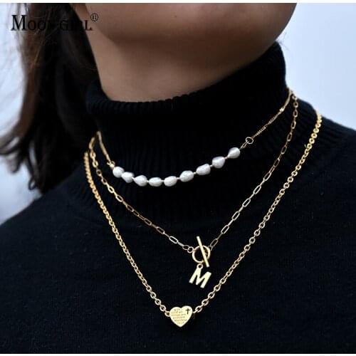 MOON GIRL Gold Pendants