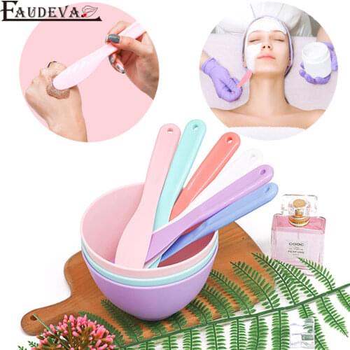 3Pcs Facial Mask Spoon DIY Face Mask Stick Cosmetic Spatula Scoop Stirring stick small scraper Beauty Makeup Mud Tools