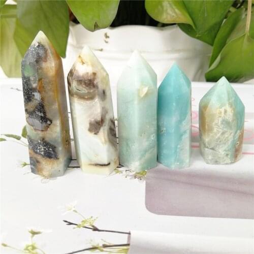 3pcs 4-5cm Natural quartz crystal point rare mineral feng shui chakra caribbean calcite crystal wand and healing crystals stones