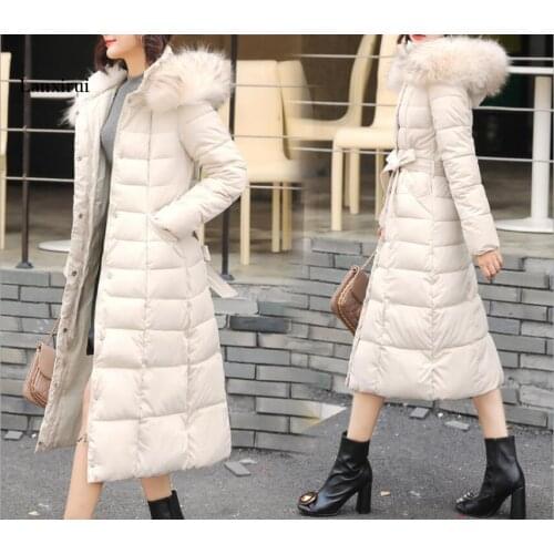 New Womens Thick Warm Down cotton Jacket Winter Outerwear Long Cotton Jackets Plus size Female Parka Overcoat Abrigo Mujer