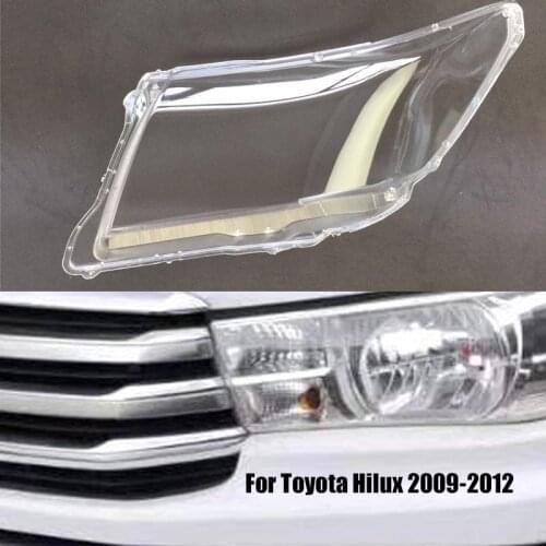 New Car Headlight Cover for Toyota Hilux 2009 2010 2011 2012 09-12 Headlamp Lens Replacement Auto Shell