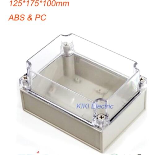 Europe Style plastic box use as terminal /Meter/Junction Enclosure Waterproof IP66 Clear Cover boxes 125*175*100mm DS-AT-1217-1