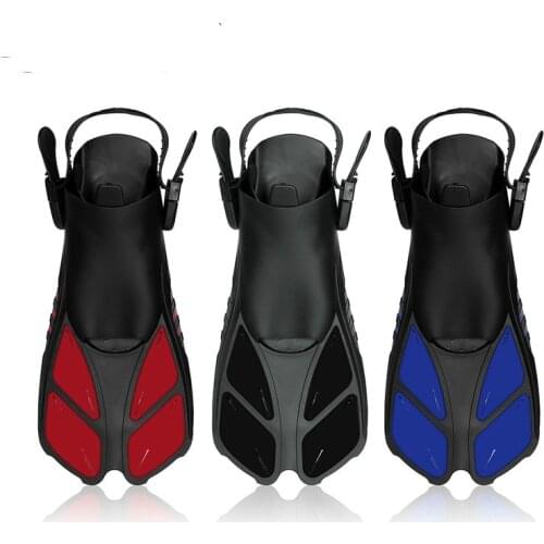 Swim Fins for Adult Adjustable Swimming Frog Shoes Silicone Professional Dive Team Open Diving Snorkeling diving Flippers