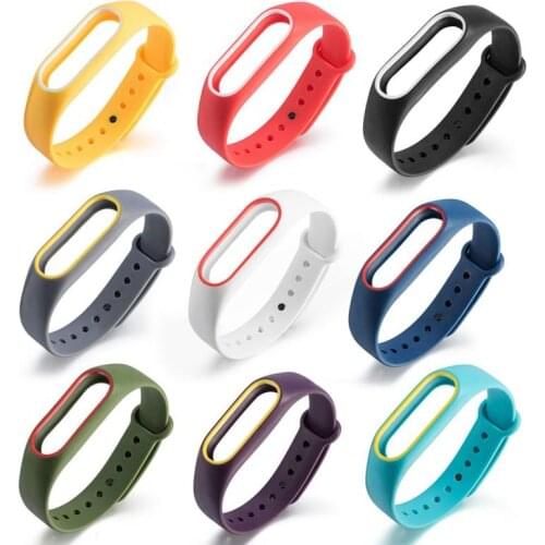 Smart Watch Strap Bracelet for Xiaomi Mi Band 2 Bracelet Strap Miband Replacement Silicone Strap Wristband for Xiaomi Band 2 NEW