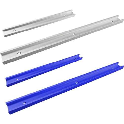 DIY T-tracks Excellent Aluminum Alloy Slot Miter Track Jig Fixture for Router Table Bandsaws Surface Anodizing Treatment Mode