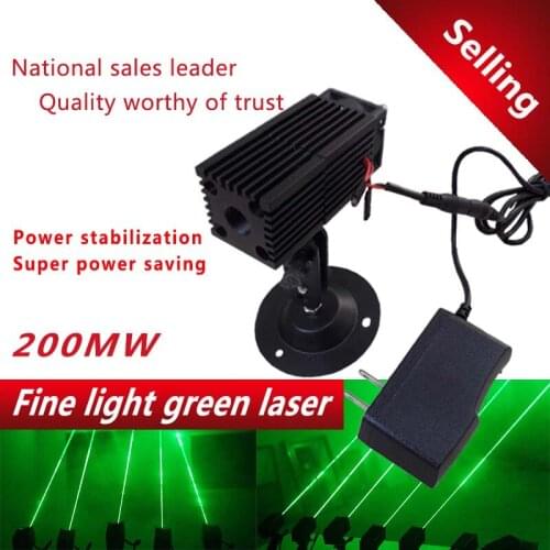 532nm 3V high power green laser for long time to light the indicator locator 200MW