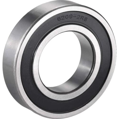 6209RS Deep Groove Ball Bearing Double Sealed 45mm x 85mm x 19mm Bearing Steel Bearings (Pack of 1)