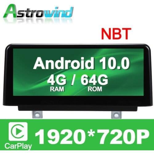 10.25 inch 8 Core Android 10.0 Car Auto Radio Video Audio Multimedia For BMW 3 Series F30 F34 for BMW 4 Series F32 F33 F36 NBT