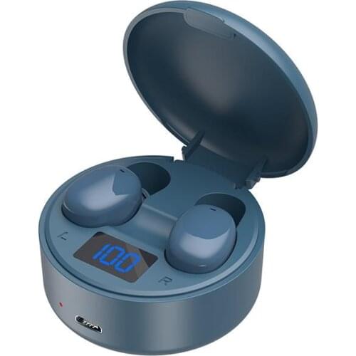 TWS- C021 in-ear 5.0 stereo wireless Bluetooth headset with Mic game sports earplugs heavy bass waterproof headset