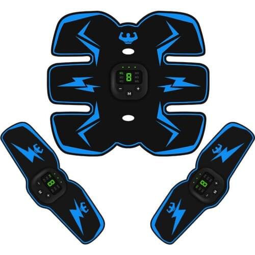 Electric Abdominal Muscle Stimulator Slimming Massage Unisex Trainer EMS Exercise Muscle Body Training with soft retail box