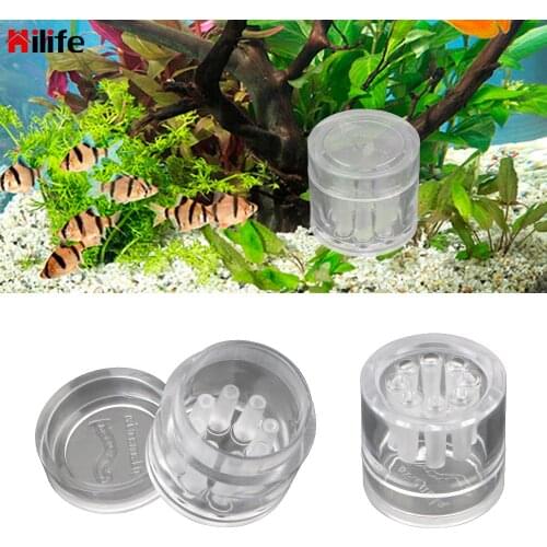 HILIFE 8 Hole Planaria Snail Trap Aquarium Cleaning Tools Aquarium Fish Plant Tank Transparent Pest Catch
