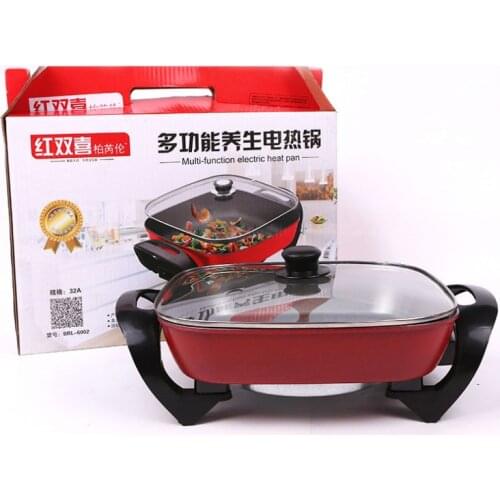 Korean multi functional health electric cooker Hongshuangxi household kitchen cooking Sifang cooker electric cooker wholesale