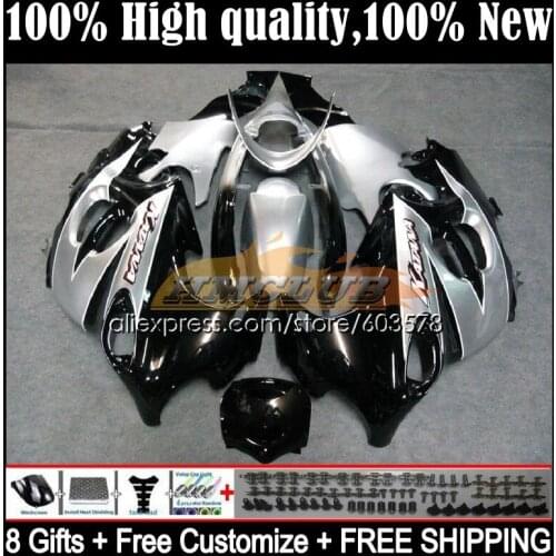 Body For SUZUKI KATANA GSX750F GSXF 600 750 1CL.13 GSXF600 03 04 05 06 07 GSXF750 2003 2004 2005 2006 2007 Fairing Silvery blk