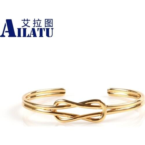 Ailatu New Design Free Shipping 3 Colors Unisex Refine Copper Open Bracelet for Women or Men'Gifts