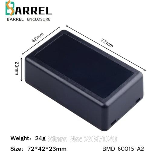 72*42*23mm plastic enclosure for PCB board housing DIY small box for electronic project ABS instrument junction outlet case