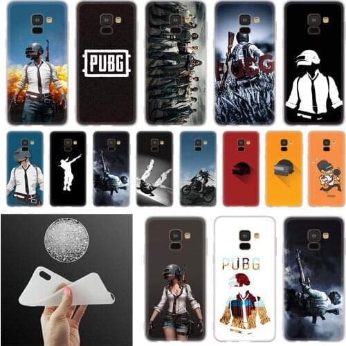 Pubg mobile stickers Phone Case For Samsung Galaxy A10 A20 A30 A40 A50 A60 A70 A6 A8 Plus A7 A9 2018 A3 A5 2017 Soft Cover Coque