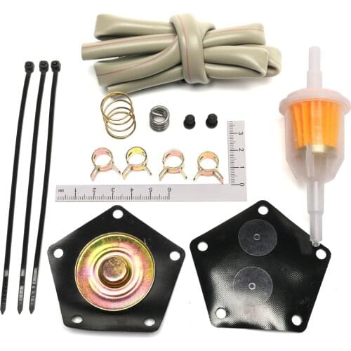 Fuel Pump Rebuild Kit for Suzuki Quad Runner/King Quad 1987-1998 Repairs 15100-19B00 & 15100-19B01 Includes diaphragms&springs