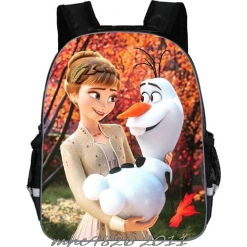 Disney Hot 3D Frozen Elsa Baby Backpacks kindergarten Schoolbag Kids Backpack Children School Bags Girls Boys Backpacks Mochila