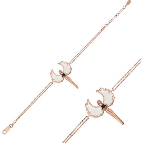 Silver Rose Water Fairy Bracelet