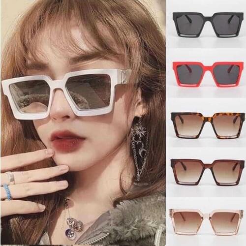 2021 Square sunglasses Women New Brand Designer Black lunette de soleil femme Vintage Sun Glasses for men Women Sunglasses UV400