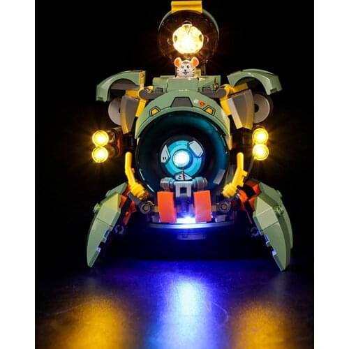 LED Lighting Kit For Wrecking Ball Overwatch 75976 Light Set Building Kit（NOT Included LEGO Set