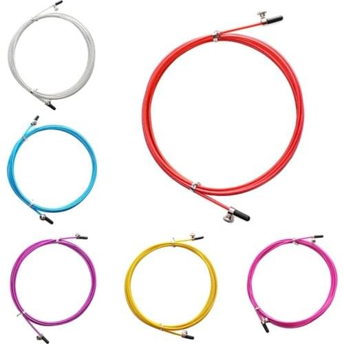 Spare Jump Rope 3m Replaceable Wire Cable Speed Jump Ropes Workout Skipping Rope Steel Wire Training Fitness Gear z