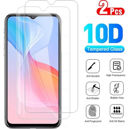 2Pcs Full Cover Protective Tempered Glass Film For VIVO Y21 Phone Screen Protector Glasses For VI VO VIVOY21 Y 21 21Y 6.51 inch