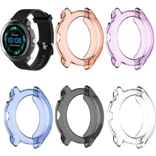 TPU Protective Case For Garmin Vivoactive 3 music Cover Frame Crystal Clear Silicone Protector For Garmin vivoactive 3 music