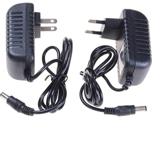 1PCS Adapter 12V2A AC 100V-240V Converter Adapter DC 12V 2A 2000mA Power Supply EU/ US Plug 5.5mm x 2.1-2.5mm for LED CCTV