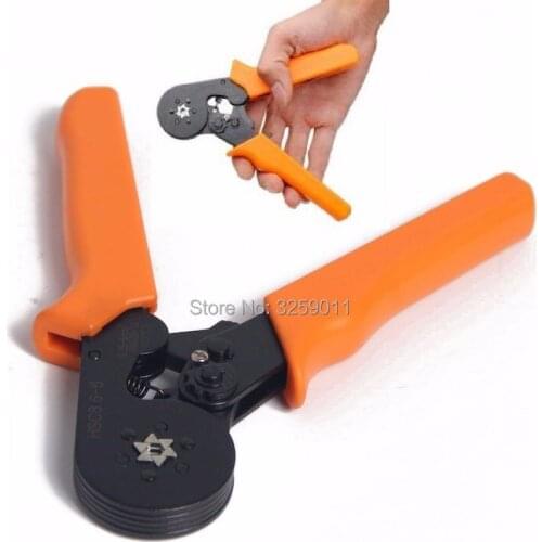 1PCS HSC8 6-6 23-10 AWG Suyep Mini-Type Self-Adjustable Crimping Plier fits all ferrules within the application range