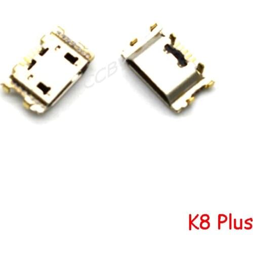 100pcs USB Charging Charger Port Plug Dock Connector Socket For LG K8 Plus K8+ For OPPO Realme C1 Realme 2 Pro / A3s / A5