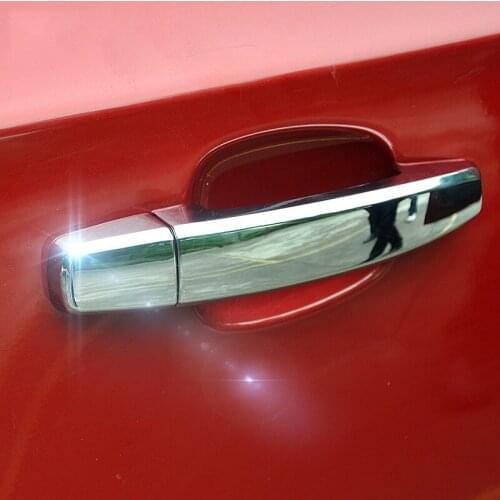 2013 2014 2015 2016 For Chevrolet Holden Trax Tracker ABS Chrome Door Handle Catch Cap Cover Trim Overlay Accessories 8pcs