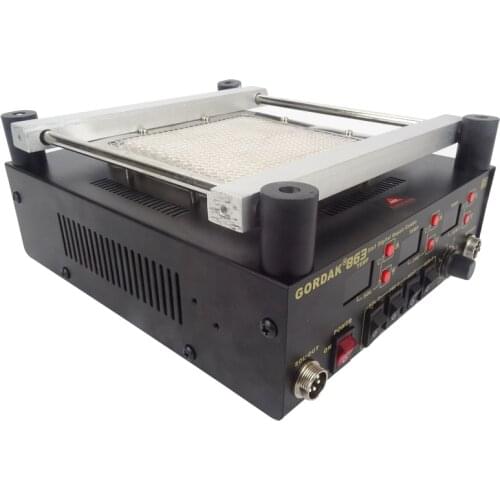 863 lead-free adjustable hot air rework station welding station 220V for telephone CPU PCB repair
